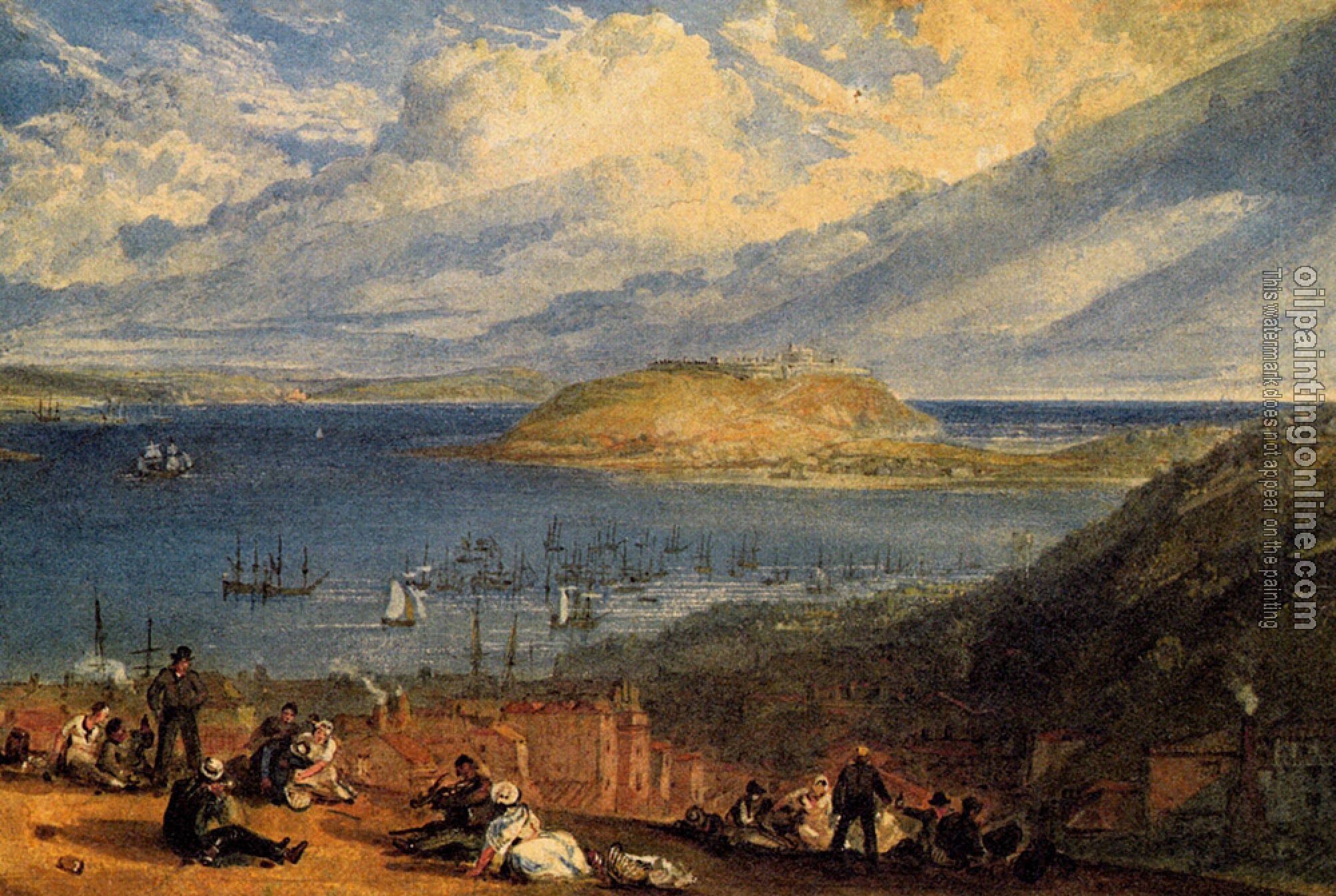 Turner, Joseph Mallord William - Falmouth Harbour, Cornwall